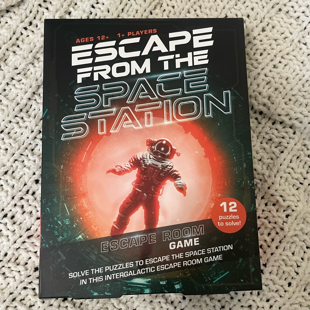 NEW Professor Puzzle “Escape From The Space Station” Escape Room Game Age 12+.